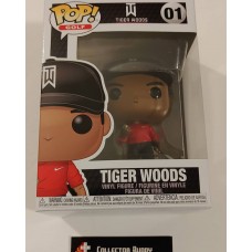 Funko Pop! Golf 01 Tiger Woods Red Shirt Pop Vinyl Figure FU44715